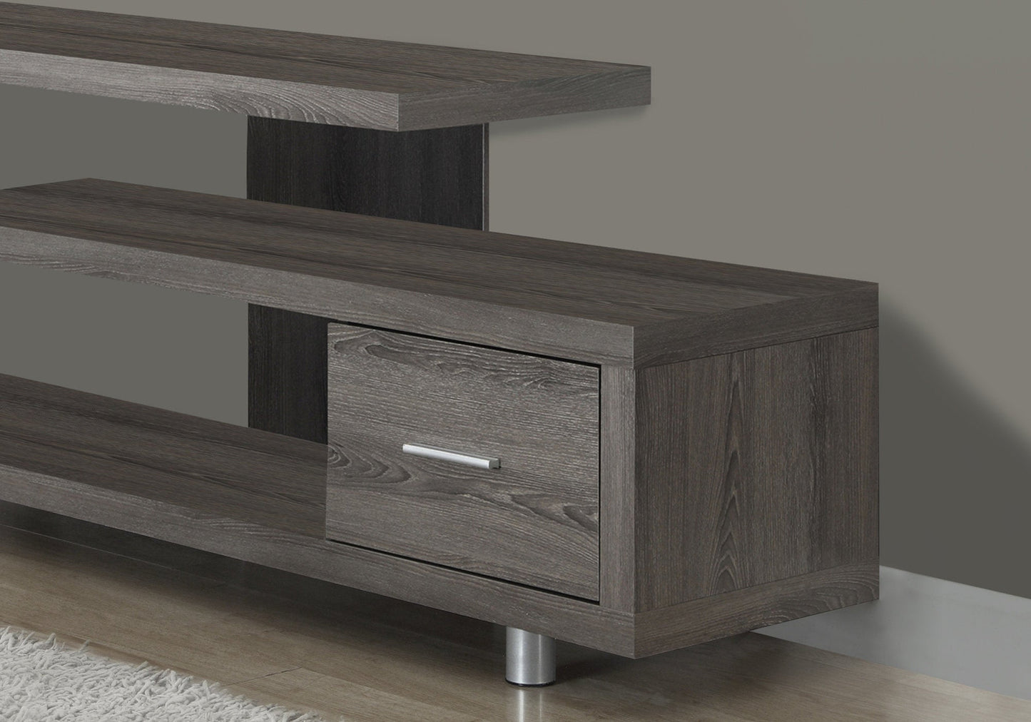 Modern TV/Display Cabinet - Black, Grey, White