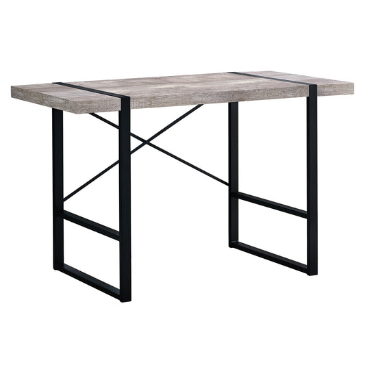 Minimalist Wood & Metal Computer Desk
