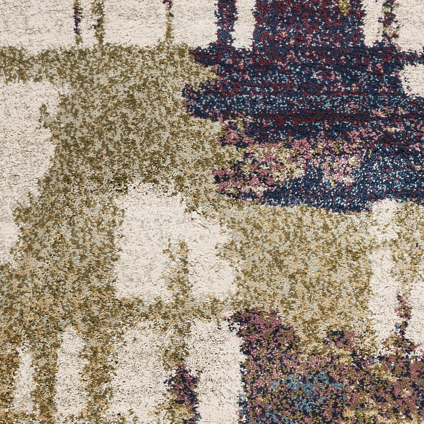 Ivory Cityspace Area Rug - Halen Collection - 7' x 9'