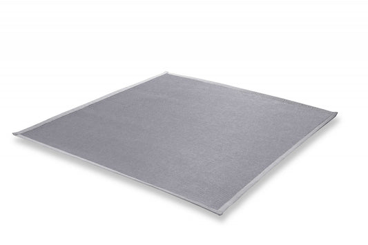 Light Gray Sunbrella Indoor/Outdoor Small Rug - Metal