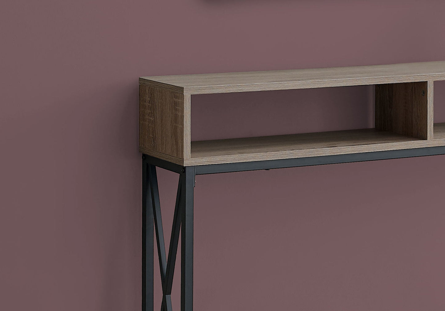 Hall Console Table with Compartments