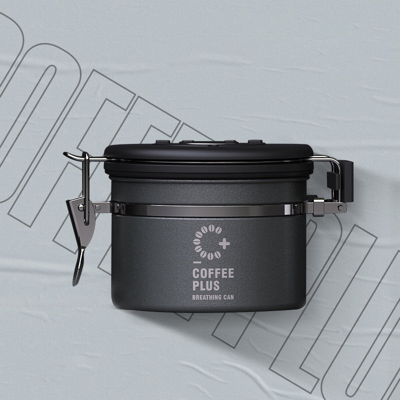 Coffee Bean Storage Container - One-Way Exhaust Valve Sealing Tank