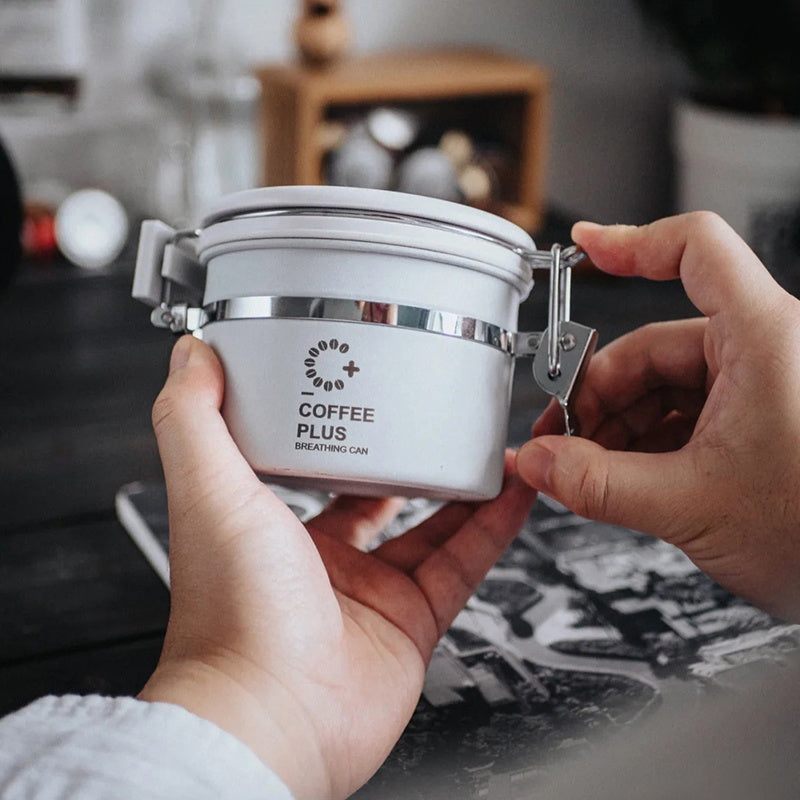Coffee Bean Storage Container - One-Way Exhaust Valve Sealing Tank