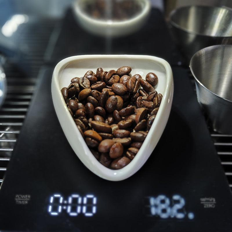 Coffee Bean Ceramic Weighing Cup