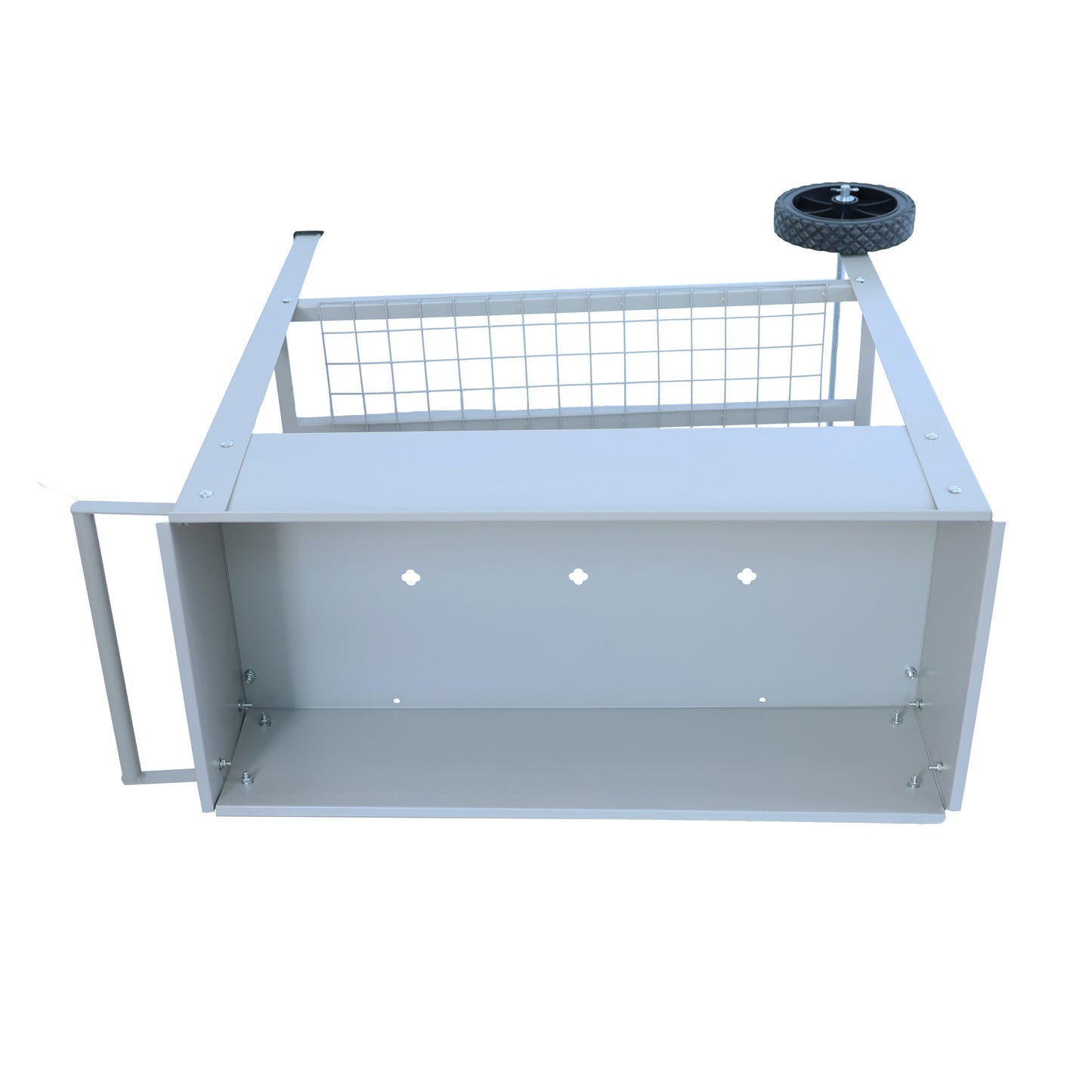 Versatile Metal Mobile Planter & Cold Drink Server- With legs and wheels