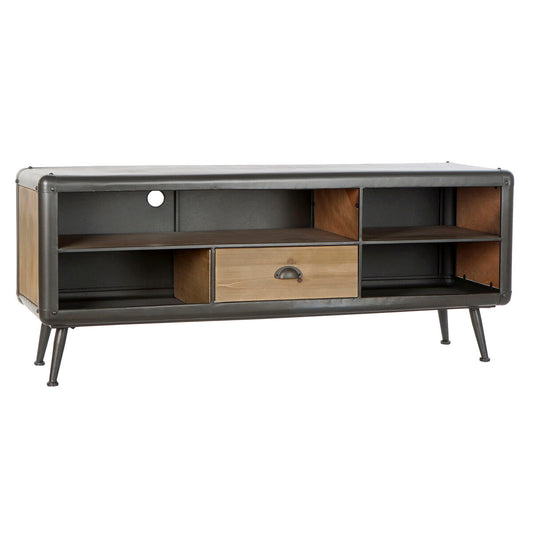 Media Cabinet - Natural Fir and Metal