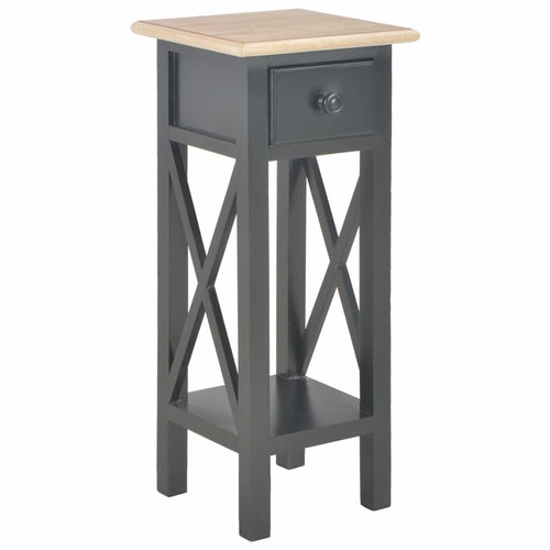 Elegant Wooden Side Table in White