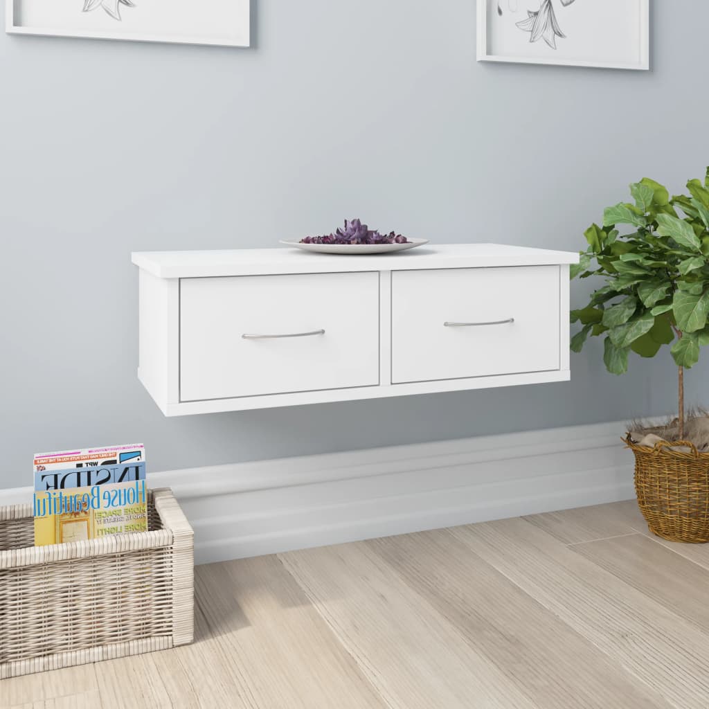 Wall-mounted Drawer Shelf - Various Colours
