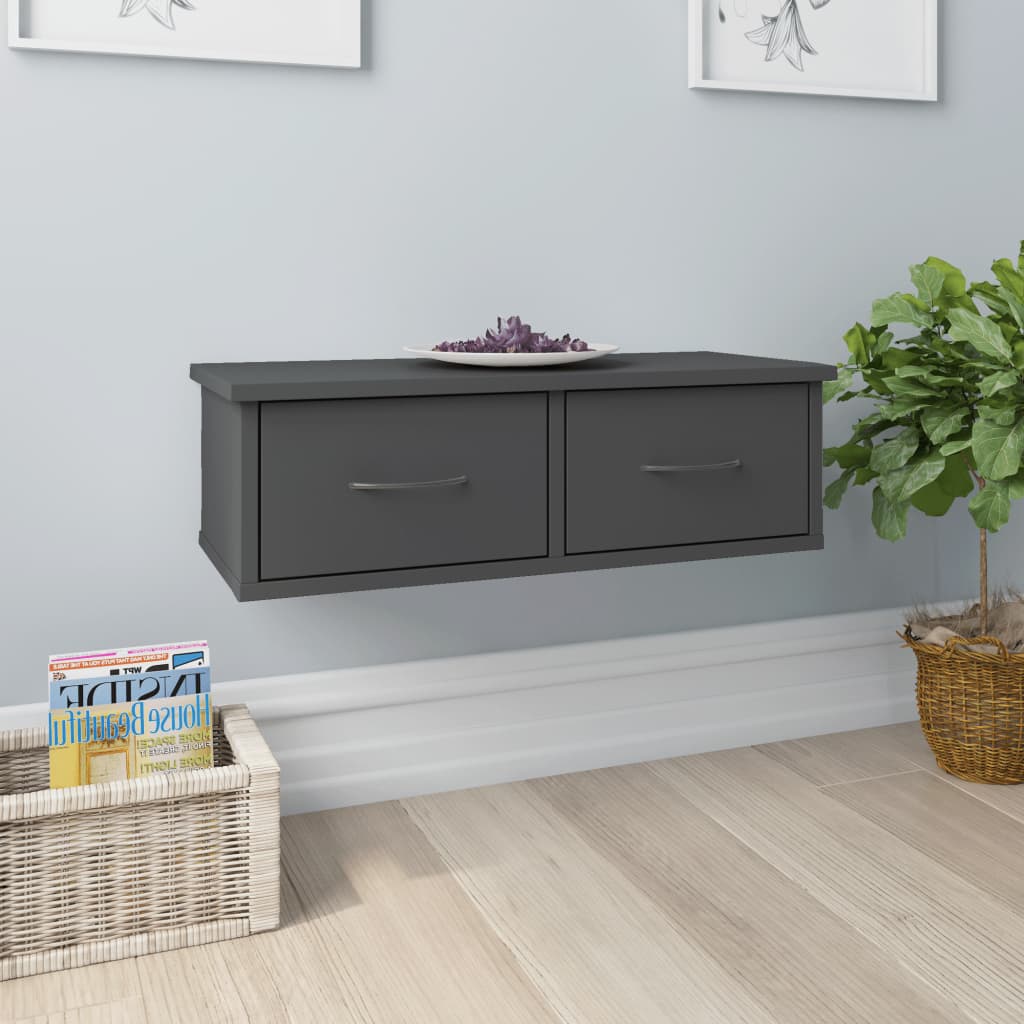 Wall-mounted Drawer Shelf - Various Colours