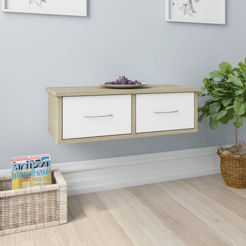 Wall-mounted Drawer Shelf - Various Colours