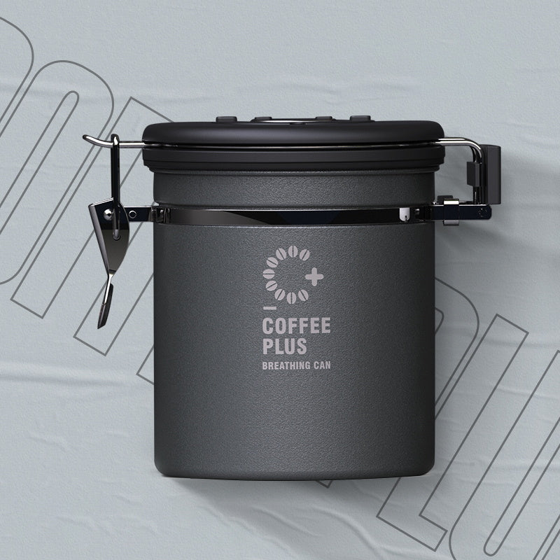 Coffee Bean Storage Container - One-Way Exhaust Valve Sealing Tank