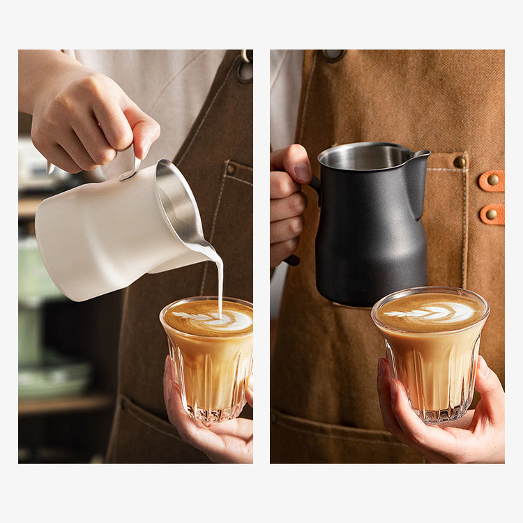 Double Scale Milk Frothing Jug - Various Sizes and Colours