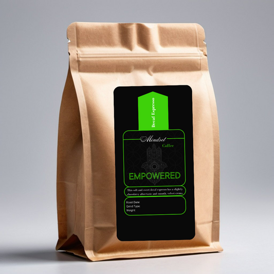 Mindset Coffee - EMPOWERED Decaf Espresso - 3/4lb(340g) or 5lb(2270g)
