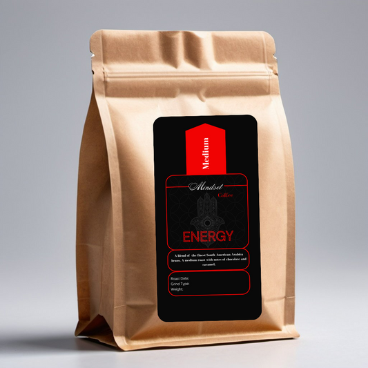 Mindset Coffee - ENERGY - Medium Roast - 3/4lb(340g) or 5lb(2270g)