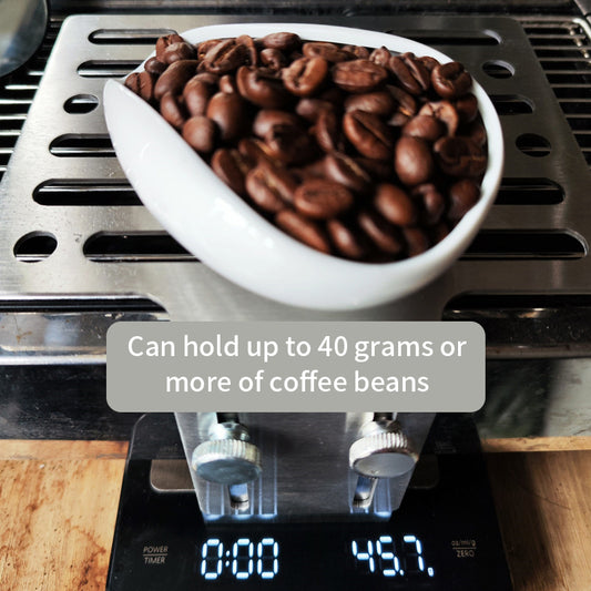Coffee Bean Ceramic Weighing Cup