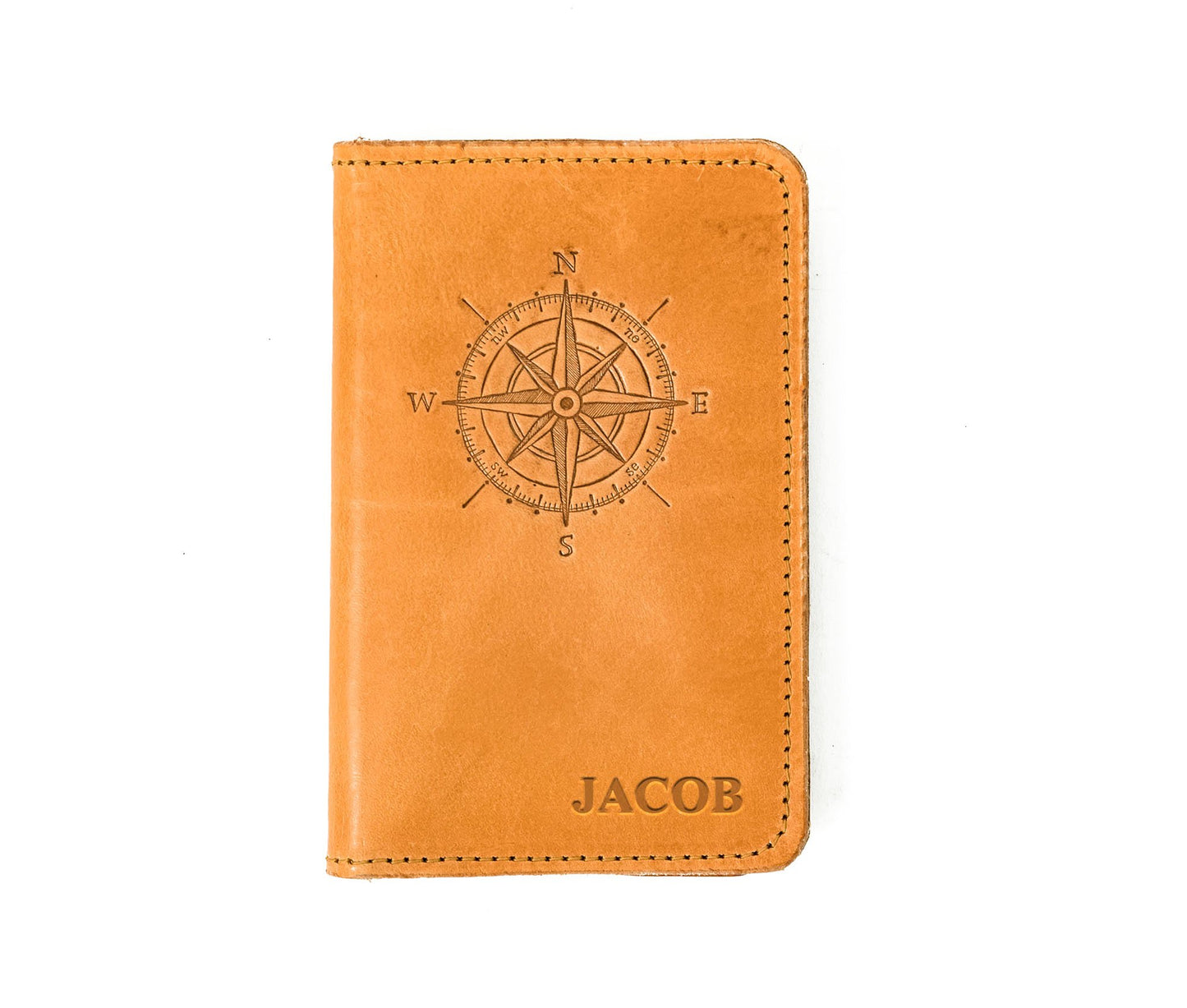 Handcrafted Leather Passport Wallet - Made in USA