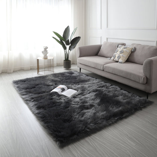 Ultra Soft Fluffy Faux Fur Area Rug - 3 Sizes