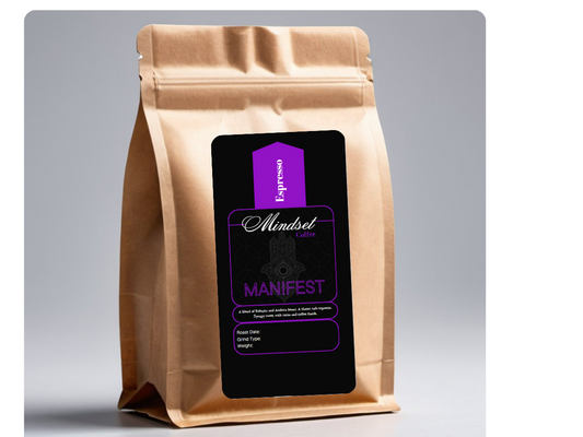 Mindset Coffee - MANIFEST - Espresso Blend - 3/4lb(340g) or 5lb(2270g)
