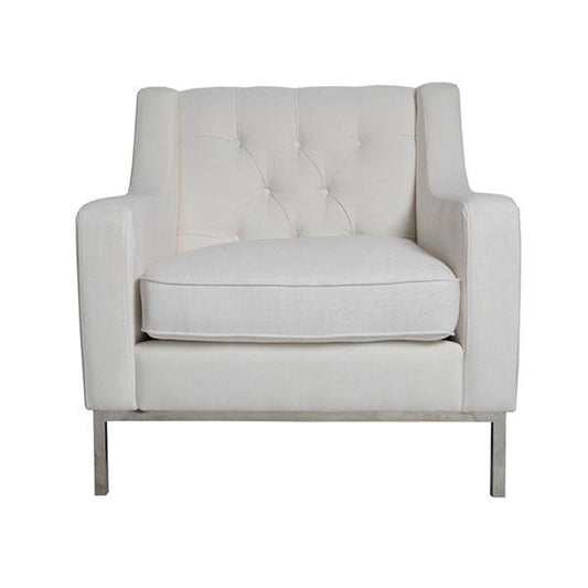 The Classic Montgomery Armchair - White