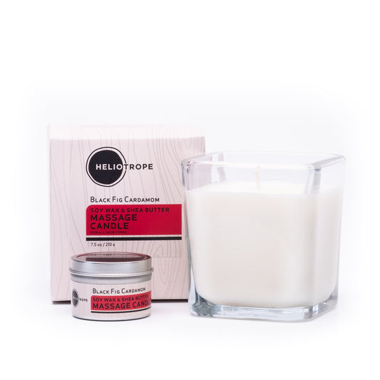 Soy Wax & Shea Butter Massage Candles - Large and Travel Size